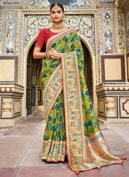 Multi Colour M.N Rangrez New Latest Designer Festive Wear Silk Saree Collection 6405